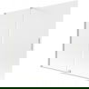 Mexen Velar vonios ekranas 2 dalių slenkantys 180 x 150 cm, šerkšnas, šlifuotas nikelis - 896-180-000-31-97