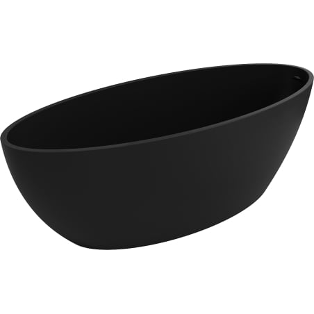 Mexen Prato laisvai stovinti vonia iš konglomerato 170 x 70 cm, juodas matinis - 57251707070