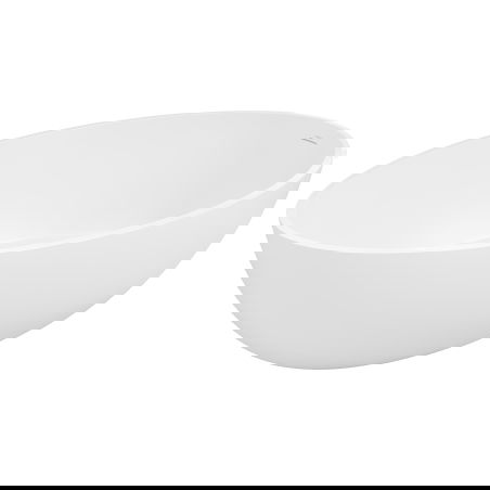 Mexen Prato laisvai pastatoma vonia iš konglomerato 170 x 100 cm, balta matinė - 57251701000