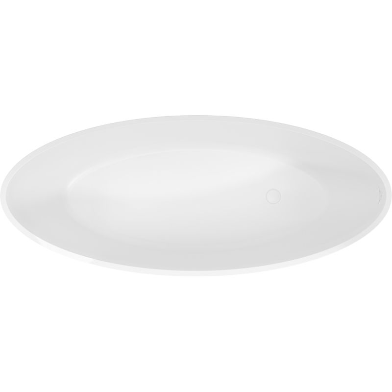 Mexen Prato laisvai stovinti vonia iš konglomerato 170 x 70 cm, balta matinė - 57251707000