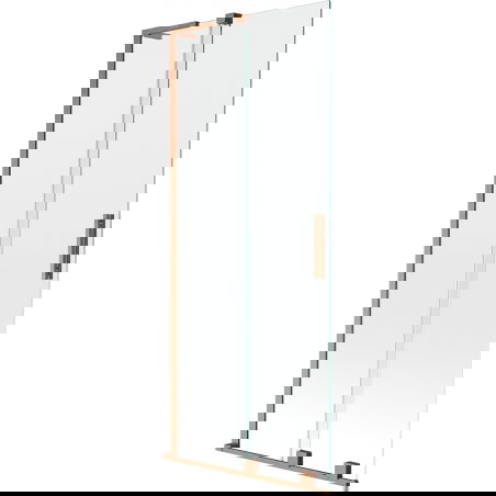 Mexen Velar L vonios sienelė su 2 stumdomaisiais sparnais 85 x 150 cm, skaidrus, šlifuotas varis - 896-085-003-01-65