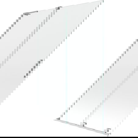 Mexen Velar L vonios ekranas 2-jų dalių, stumdomas 120 x 150 cm, skaidrus, chromas - 896-120-003-01-01