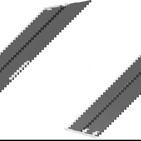 Mexen Velar L vonios ekrano 2 dalių slankiojantis 75 x 150 cm, grafitas, baltas - 896-075-003-41-20