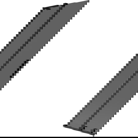 Mexen Velar L vonios sienelė, 2-jų dalių stumdomas 75 x 150 cm, grafitas, juoda - 896-075-003-41-70