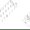 Mexen Velar L vonios pertvara su 2 stumdomais sparnais 75 x 150 cm, grafitas, gun metalas - 896-075-003-41-95