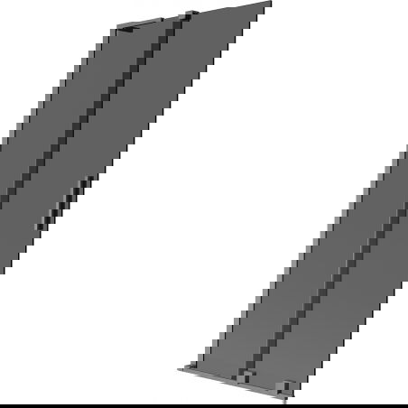 Mexen Velar L vonios ekranas su dvejomis stumdomomis durimis 85 x 150 cm, grafito, šepetėlis pilka - 896-085-003-41-66