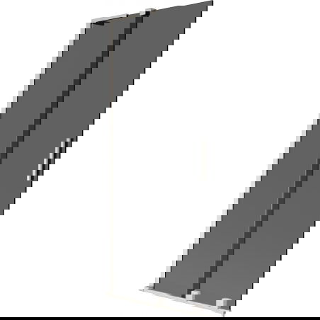 Mexen Velar L vonios pertvara, 2 sparnų, stumdomas, 85 x 150 cm, grafitas, šlifuotas nikelis - 896-085-003-41-97