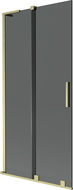 Mexen Velar L vonios ekrano dviejų dalių slankiojančios 90 x 150 cm, grafitas, aukso šlifuotas - 896-090-003-41-55