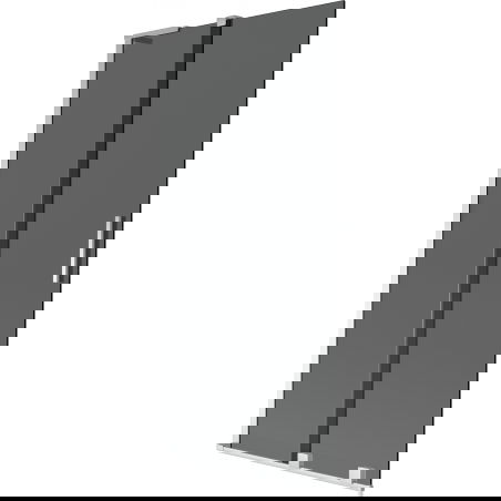 Mexen Velar L vonios kambario sienelė, dviejų dalių stumdomas 95 x 150 cm, grafitas, chromas - 896-095-003-41-01