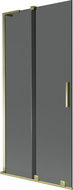 Mexen Velar L vonios pertvara 2 durų slankiojančios 95 x 150 cm, grafitas, auksinė - 896-095-003-41-50