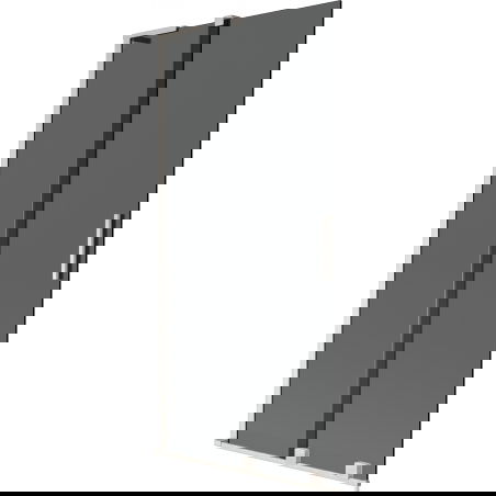 Mexen Velar L vonios pertvara, 2-durų slankiojama 95 x 150 cm, grafitas, šlifuotas nikelis - 896-095-003-41-97