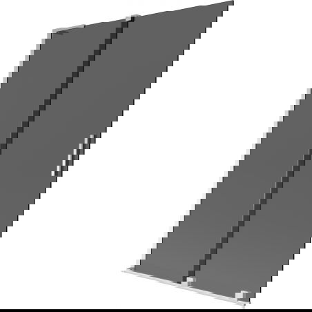 Mexen Velar L vonios durys, 2-jų dalių, slankiojančios 120 x 150 cm, grafitas, chromas - 896-120-003-41-01