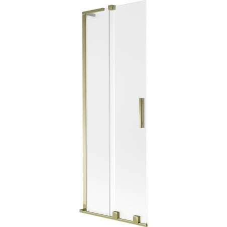 Mexen Velar L vonios uždanga, stumdomas 2-durų, 70 x 150 cm, matinė, auksinė - 896-070-003-31-50
