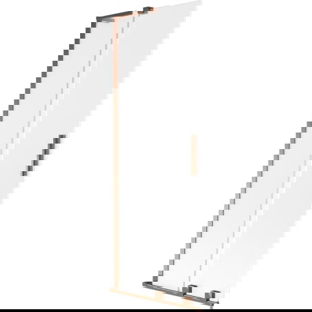 Mexen Velar L vonios ekrano 2 dalių slankusis 70 x 150 cm, matinė, rožinis auksas - 896-070-003-31-60