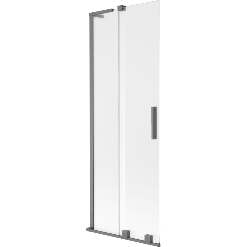 Mexen Velar L vonios sienelė 2-durų slankiojančios 70 x 150 cm, matinė, gun-metal - 896-070-003-31-95