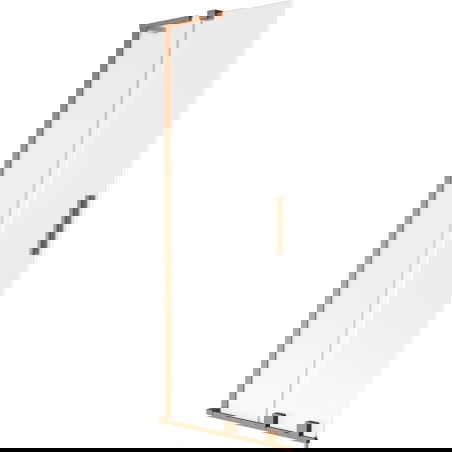 Mexen Velar L vonios pertvara, 2 dalių, slankiojanti, 75 x 150 cm, šerkšnas, šlifuota varis - 896-075-003-31-65