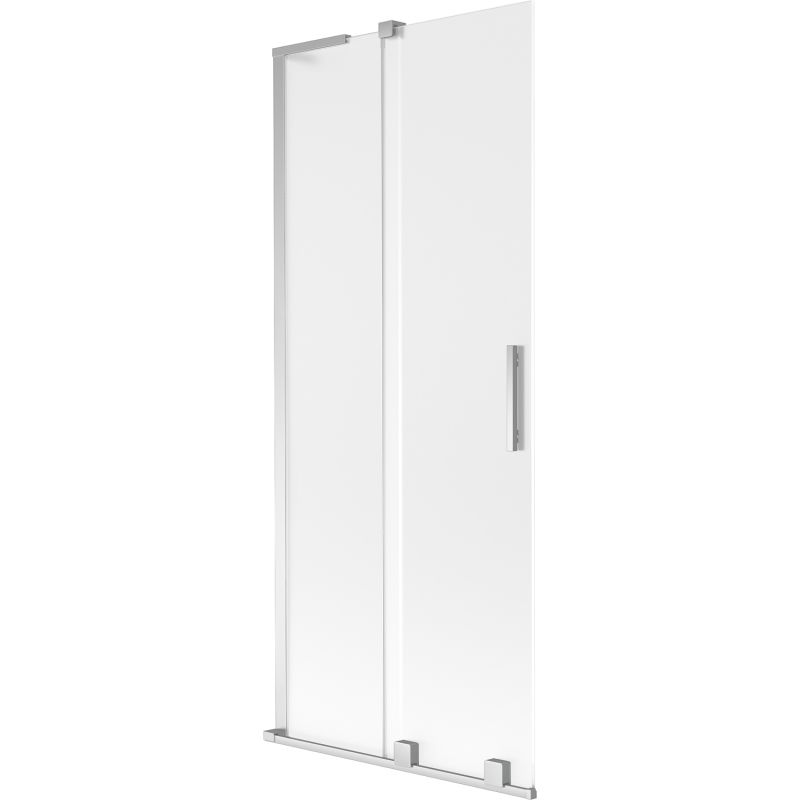Mexen Velar L vonios ekrano panelė 2-durelių, slankiojama 80 x 150 cm, matinė, chromas - 896-080-003-31-01