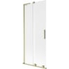 Mexen Velar L vonios ekrano 2-sparnių slankiojantis 80 x 150 cm, matinė, auksinė šlifuota - 896-080-003-31-55