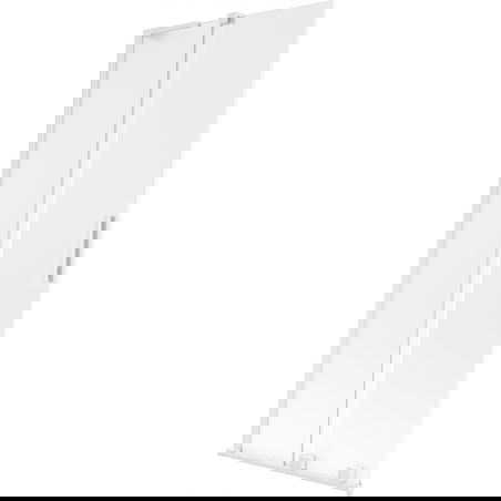 Mexen Velar L vonios ekrano dviejų dalių stumdomas 85 x 150 cm, matinės, baltas - 896-085-003-31-20