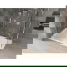 Mexen Omega stumdomoji dušo kabina 140 x 80 cm, permatoma, chromuota + plokščias padėklas - 825-140-080-01-00-4010
