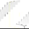 Mexen Velar L vonios pertvara su 2 slankiojančiais sparnais 95 x 150 cm, matinė, auksinė šlifuota - 896-095-003-31-55
