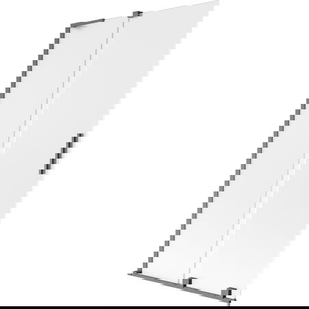 Mexen Velar L vonios pertvara, 2 dalių, slankiojanti, 100 x 150 cm, matiniai, šepečiu šlifuoti gun gray - 896-100-003-31-66