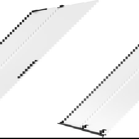 Mexen Velar L vonios ekrano 2 dalių stumdomas 100 x 150 cm, matinė, juoda - 896-100-003-31-70