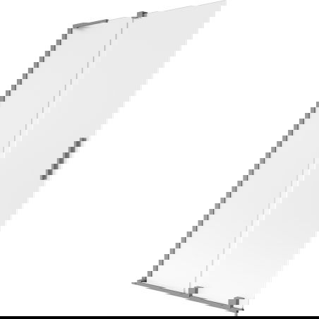 Mexen Velar L vonios uždanga, 2 dalių, stumdomas, 100 x 150 cm, matinė, ginklų metalo spalva - 896-100-003-31-95