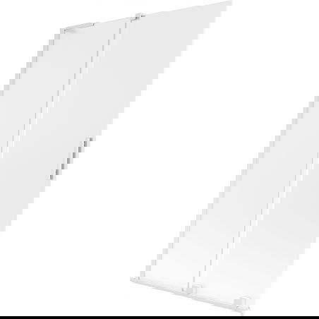 Mexen Velar L vonios ekranas 2 sparnų slankus 110 x 150 cm, matinis, baltas - 896-110-003-31-20