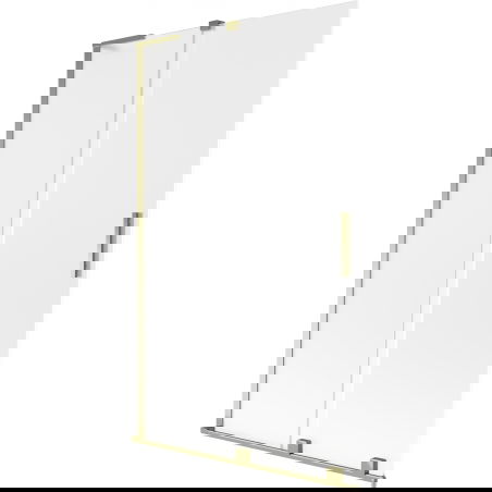 Mexen Velar L vonios pertvara, 2-slankiojami durys 110 x 150 cm, matinė, auksinė - 896-110-003-31-50