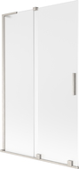 Mexen Velar L voniaus pertvara, dviejų durų stumdomas, 110 x 150 cm, matinė, šlifuotas nikelis - 896-110-003-31-97