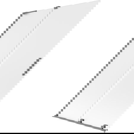 Mexen Velar L vonios kambario pertvaros 2-jų durų slankiojamos 120 x 150 cm, matinės, gun metal - 896-120-003-31-95