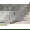 Mexen Omega stumdomos dušo kabinos 140 x 100 cm, permatomos, chromas + Flat dušo padėklas - 825-140-100-01-00-4010