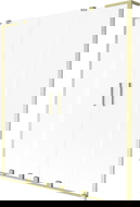 Mexen Velar L Duo vonios pertvara su 2 stumdomais sparnais 150 x 150 cm, matinė, auksinė šlifuota - 896-150-003-32-55