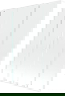 Mexen Velar L Duo vonios širma, 2 dalių, stumdomas, 150 x 150 cm, skaidrus, baltas - 896-150-003-02-20