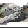 Mexen Ben vienos dubenėlės granitinis plautuvė su kairiuoju nutekamuve, 600 x 500 mm, pilka, chromo sifonas - 6522605000-71