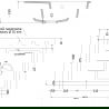 Mexen Ben vienos kameros granito plautuvė su dešiniu nusausintuvu 600 x 500 mm, smėlinė, auksinis sifonas - 6523605000-69-G