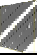 Mexen Velar L Duo vonios ekranas 2-jų dalių stumdomas 140 x 150 cm, grafitas, auksinis - 896-140-003-42-50