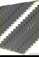 Mexen Velar L Duo vonios ekranas 2 durų stumdomas 140 x 150 cm, grafitas, auksinis šlifuotas - 896-140-003-42-55