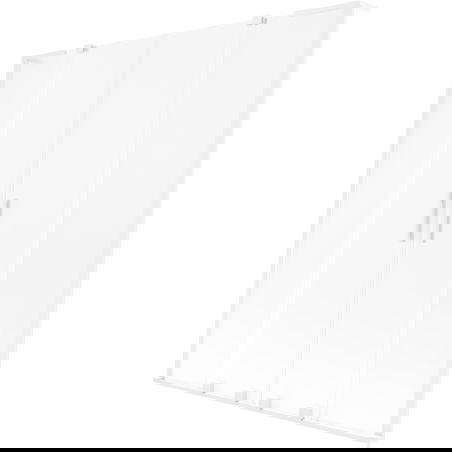 Mexen Velar L Duo vonios pertvara, dviejų dalių, slankiojanti 140 x 150 cm, matinė, balta - 896-140-003-32-20