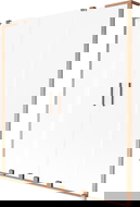 Mexen Velar L Duo vonios ekrano dviejų dalių slankusis 140 x 150 cm, matinė, šlifuota varis - 896-140-003-32-65