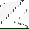 Mexen Velar L Duo vonios ekrano 2-dalių stumdomas 140 x 150 cm, matinio stiklo, juodas - 896-140-003-32-70
