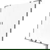 Mexen Velar L Duo vonios pertvara su 2 stumdomomis dalimis 140 x 150 cm, matinis, juodas metalas - 896-140-003-32-95