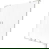 Mexen Velar L Duo, stumdomas dviejų dalių vonios ekranas, 140 x 150 cm, matinis, šlifuotas nikelis - 896-140-003-32-97