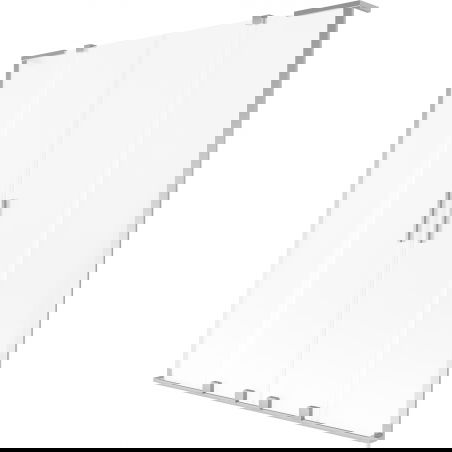 Mexen Velar L Duo vonios ekrano durys 2-sparnų stumdomos 160 x 150 cm, matinės, chromas - 896-160-003-32-01