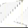 Mexen Velar L Duo vonios ekrano 2 dalių stumdomas 160 x 150 cm, matinė, auksinė - 896-160-003-32-50