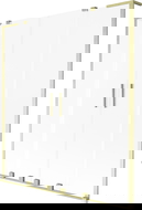 Mexen Velar L Duo vonios ekranas, 2 dalių stumdomas 160 x 150 cm, matinė, auksinė šlifuota - 896-160-003-32-55