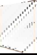 Mexen Velar L Duo vonios dušo sienelė, 2 dalių stumiama 160 x 150 cm, matinis stiklas, rožinis auksas - 896-160-003-32-60