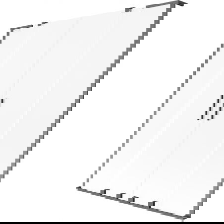 Mexen Velar L Dvivietis vonios kambario dušo skydelis, 2 dalių, slenkantis, 160 x 150 cm, matinis, pilkai šlifuotas