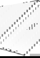 Mexen Velar L Dvivietis vonios kambario dušo skydelis, 2 dalių, slenkantis, 160 x 150 cm, matinis, pilkai šlifuotas